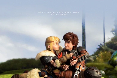 Hiccup And Astrid Wallpapers   How To Train Your Dragon Wallpapers ...