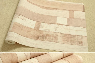 Wholesale Factory Wholesale Nostalgic Retro Wallpapers Wood Korean ...