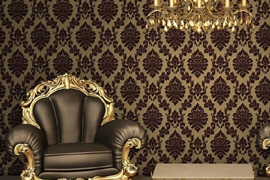 Online Buy Wholesale Velvet Flock Wallpapers From China Velvet ...