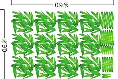 Wholesale Wallpapers Hand Painted Bamboo Pattern Wall Decal ...