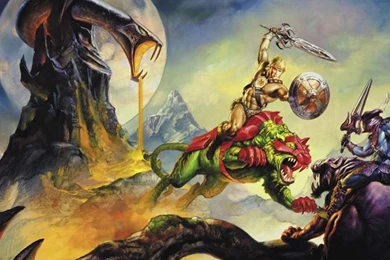 HEMAN AND SKELETOR WALLPAPER   (