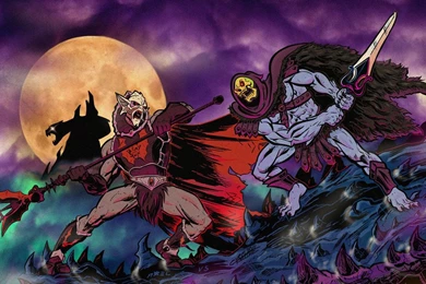 HORDAK VS SKELETOR WALLPAPER   (