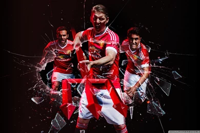 Download Manchester United New T shirt Adidas Wallpapers