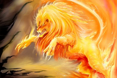 Fire Demon Lion   Bing Images
