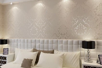 Popular Silver Damask Wallpaper Buy Cheap Silver Damask Wallpapers ...