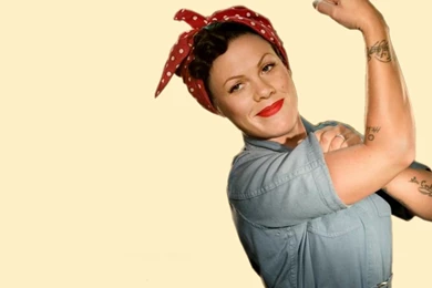 Rosie The Riveter A.k.a. P!nk   Pink Wallpapers (31009517)   Fanpop