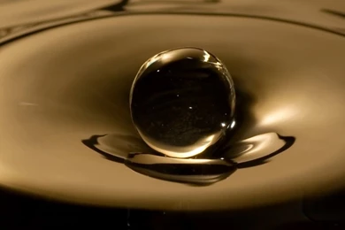 Sepia Water Drop HD Desktop Wallpapers : High Definition ...