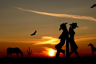 Western Cowboys Guns   Wallpaper.