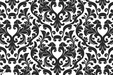 Black White Damask Wallpapers   HD Wallpapers Lovely