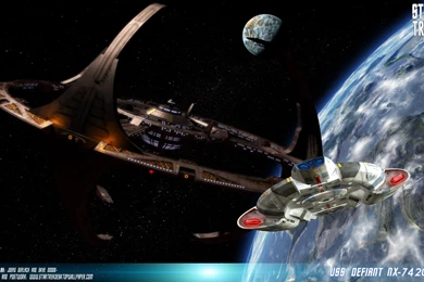 Star Trek Deep Space Nine USS Defiant, Free Star Trek Computer ...