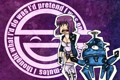Wallpapers Tachikoma Motoko Chibi By Pokabulrai On DeviantArt