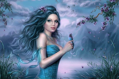 3d Fantasy Girl Wallpapers : Cute Animated Girls Wallpapers