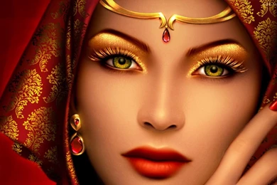 Brunettes Angels Women Fantasy Devil Fantasy Art Digital Art ...