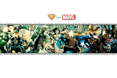 Superman Vs Marvel Heroes Wallpapers