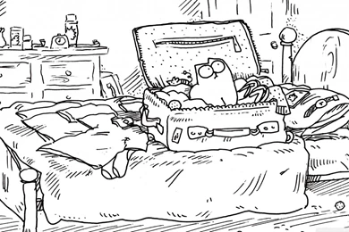 Simon's Cat HD Desktop Wallpapers : High Definition : Fullscreen ...