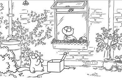 Simon's Cat Tries To Woo His Valentine With Butterflies   Viral ...