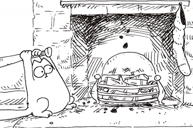 Download Wallpapers 2560x1080 Simons Cat, Cat Simon, Animation, New ...