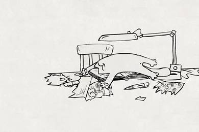 Download Wallpapers 1280x1024 Simons Cat, Cat, Table, Chair, Lamp ...