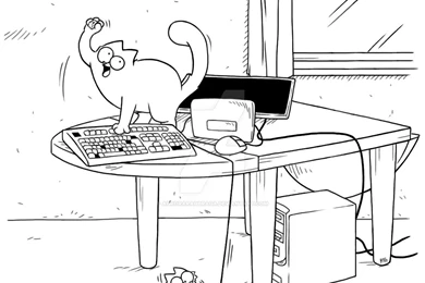 Simons cat official DeviantArt Gallery