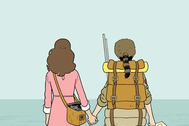 An iPhone 5 Wallpaper, Using Adrian Tomine's...
