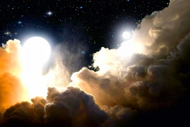 Two Moons 1236494 Wallpapers   (