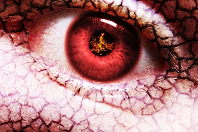 Creepy Red Eye Widescreen Wallpapers