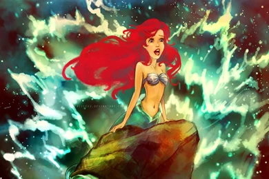 Little Mermaid Ariel Singing Wallpapers   Flat Connections Global ...