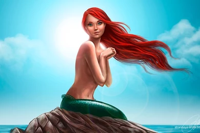Ariel. The Little Mermaid. Wallpaper. By Strannaya anna On DeviantArt