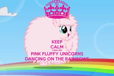 Wallpapers Keep Calm And Unicorn There Are Pink Fluffy Unicorns ...