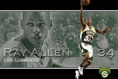 Seattle Sonics   Ray Allen Pictures 3   Wallcoo.net