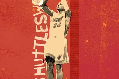 Ray Allen — J. Shuttlesworth Jersey — Miami HEAT — Miami Heat Name ...