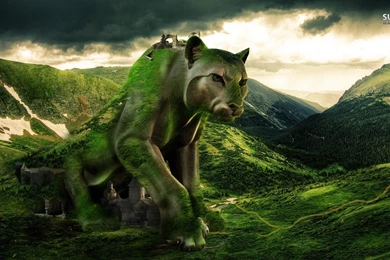 Cougar Statue Wallpapers   Fantasy Wallpapers