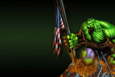 Hulk America Flag Hd Wallpapers   (