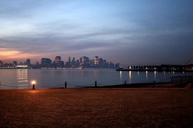 Download Wallpapers New York, Manhattan From New Jersey (1280 X 720 ...