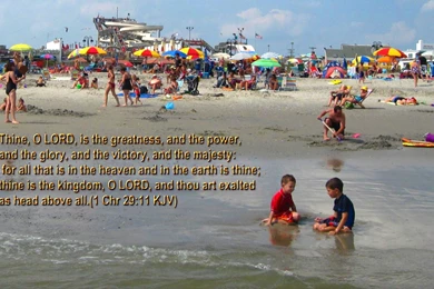 Ocean City New Jersey Bible Versed Wallpapers