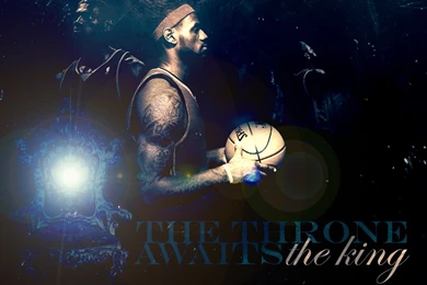 The Throne Awaits The King' Lebron James Wallpapers