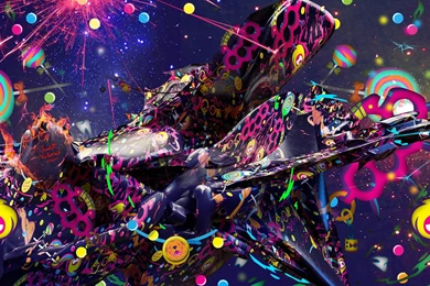 Abstract Multicolor Psychedelic Digital Art Wallpapers