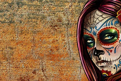 Sugar Skull Makeup Desktop Wallpapers 14374