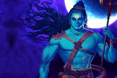 God Shiva Backside Trishul Hd Wallpapers