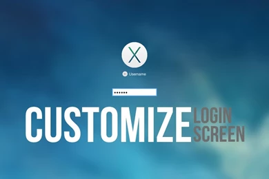 Customize Your Login Screen On Mavericks   YouTube