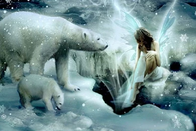 Beautiful Winter Fairies And Angels