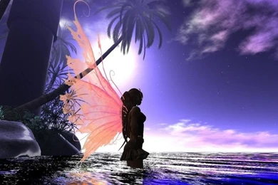 Enchanted, Fairies, Ocean, Moonlight, Evening, Dreaming, Delicate ...