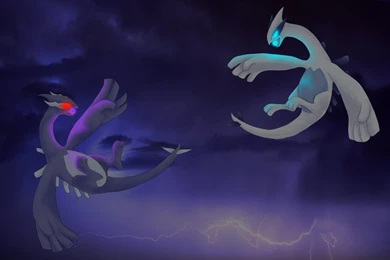Lugia VS Shadow Lugia By Exicco On DeviantArt