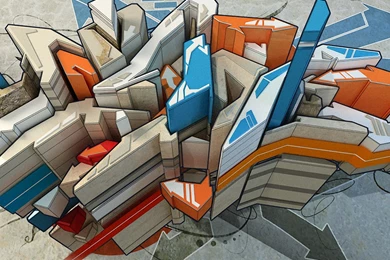 Download 1280x1024 Awesome Graffiti Art Wallpapers