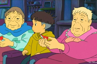 Old Ladies And Goldfish   Ponyo Wallpapers By Sirdaftodill On ...
