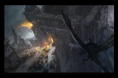 Gallery @ Witch King.tk :: Wallpapers :: Nazgul_siege