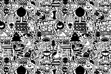 Download Wallpapers 640x960 Black White, Texture, Design ...