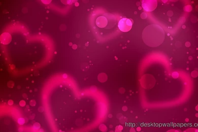 Valentine Day Red Hearts WallpaperDesktop Wallpapers Free Download