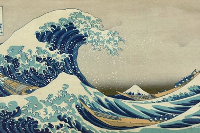Katsushika Hokusai The Great Wave Off Kanagawa, 1920x1080 HD ...