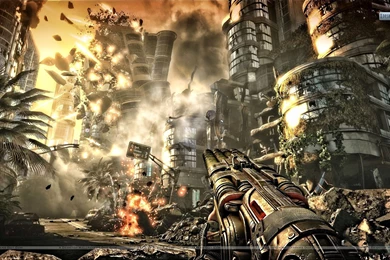 Firing Lightining Power In Game Bulletstorm Wallpapers